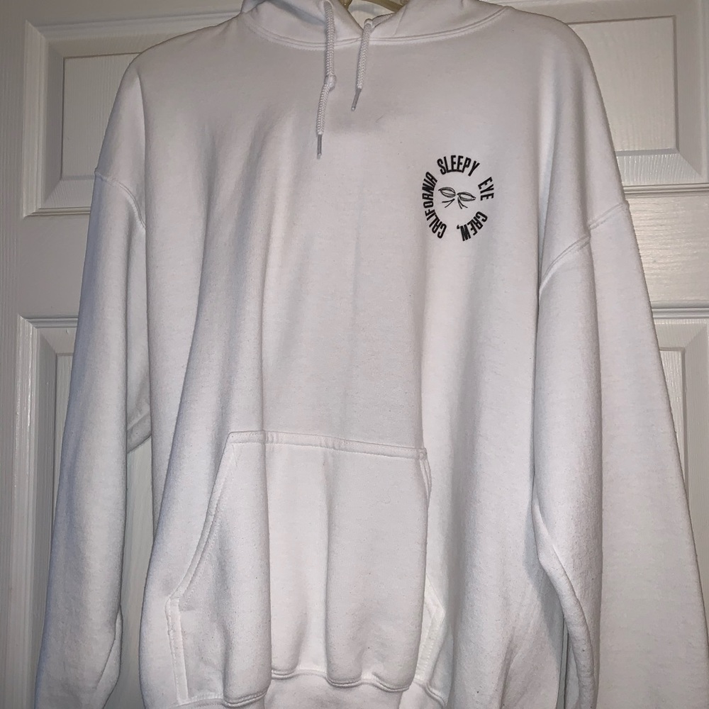 White hoodie